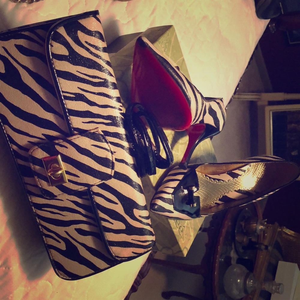 J Renee 3 inch Heels & Handbag